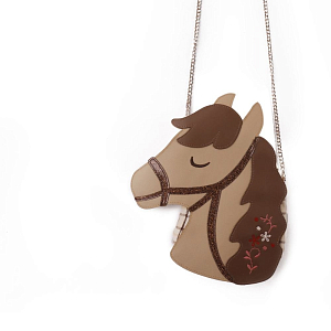 Сумка в виде пони Gingersnaps "Mav Pony", коричневая